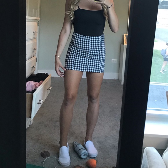 Checkered free people skirt - Picture 2 of 4